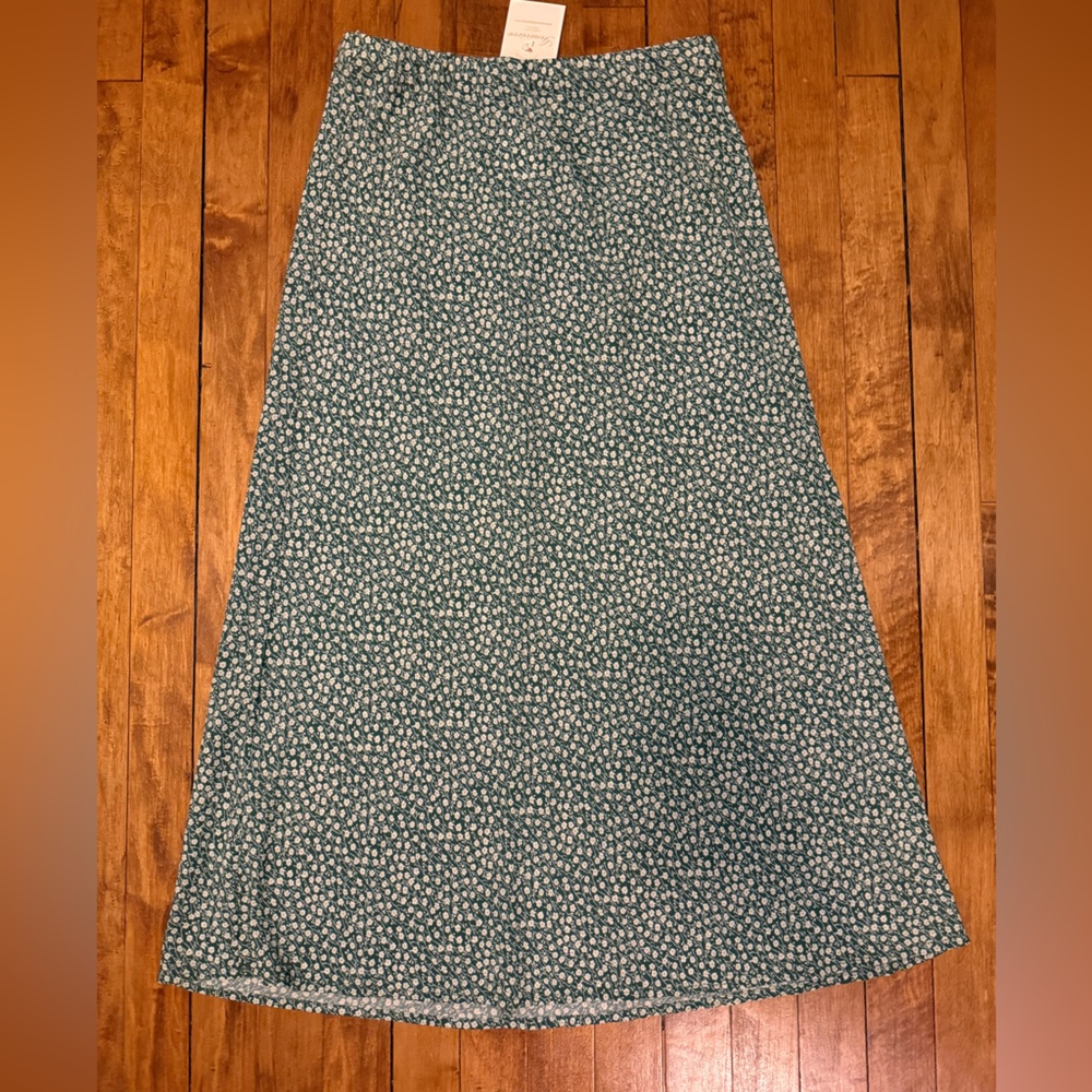 For Love And Lemons Black and White A-Line Maxi Skirt